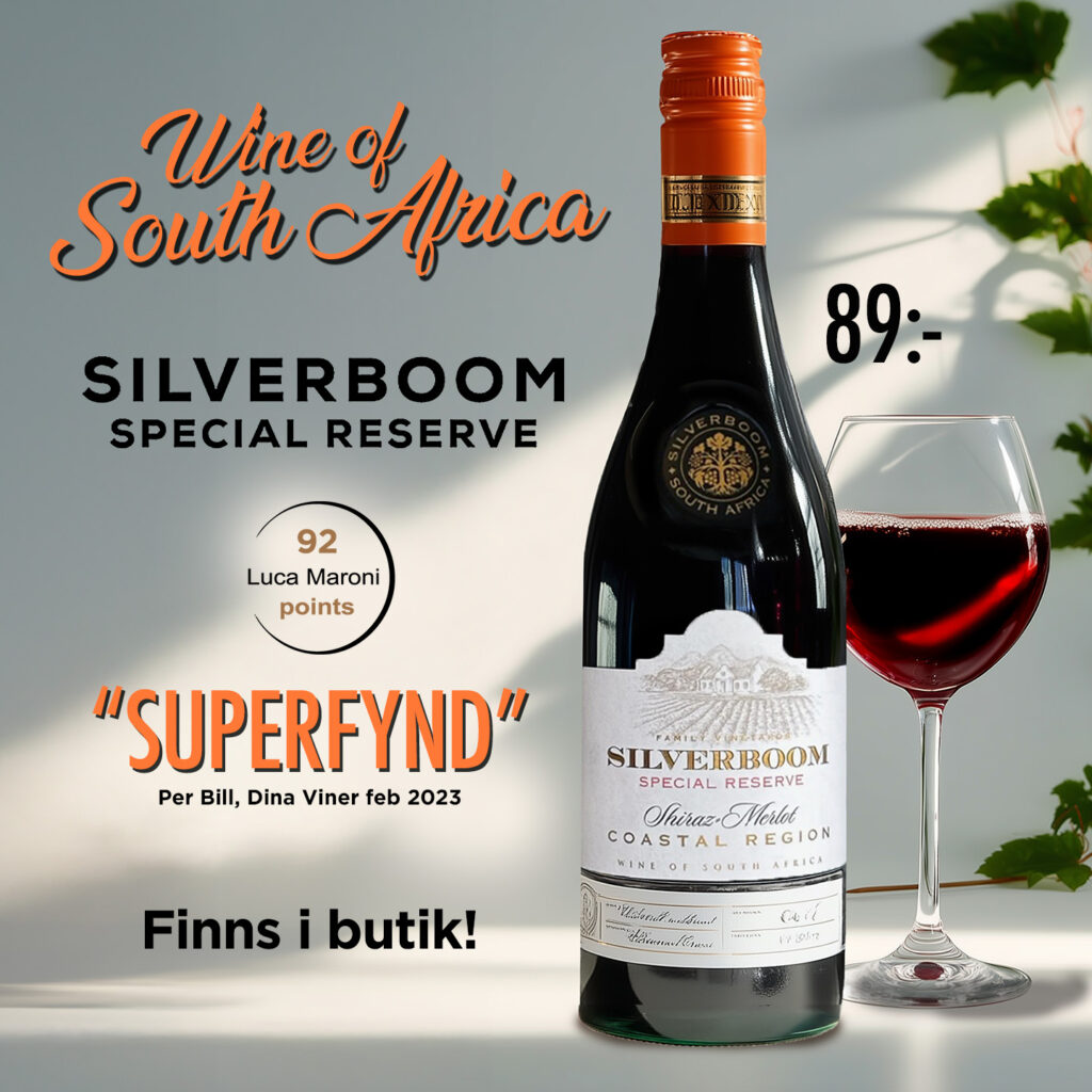 Silverboom Special Reserve Shiraz Merlot – Allt om vin