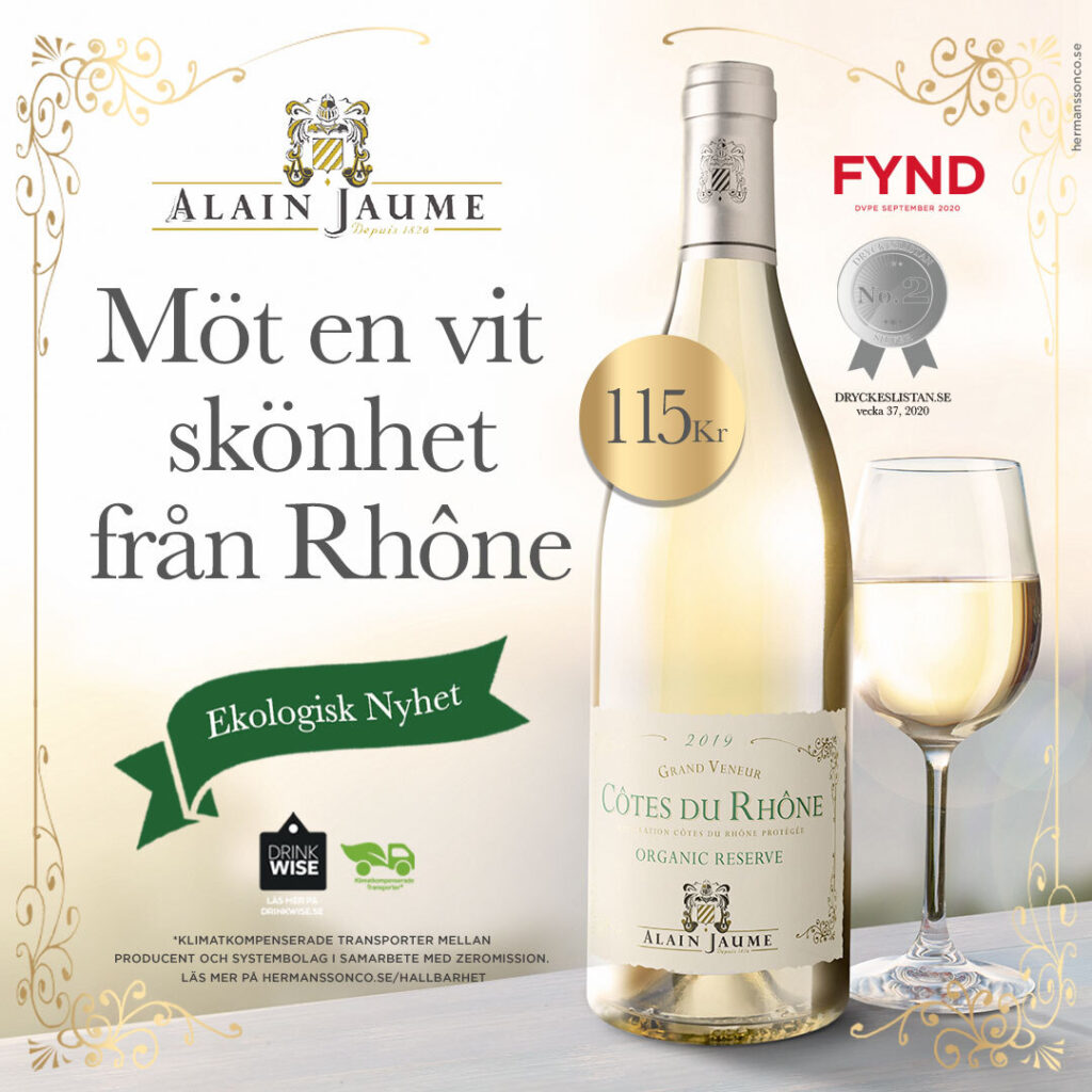 Côtes du Rhône Blanc Grand Veneur Organic Reserve – Di Vin