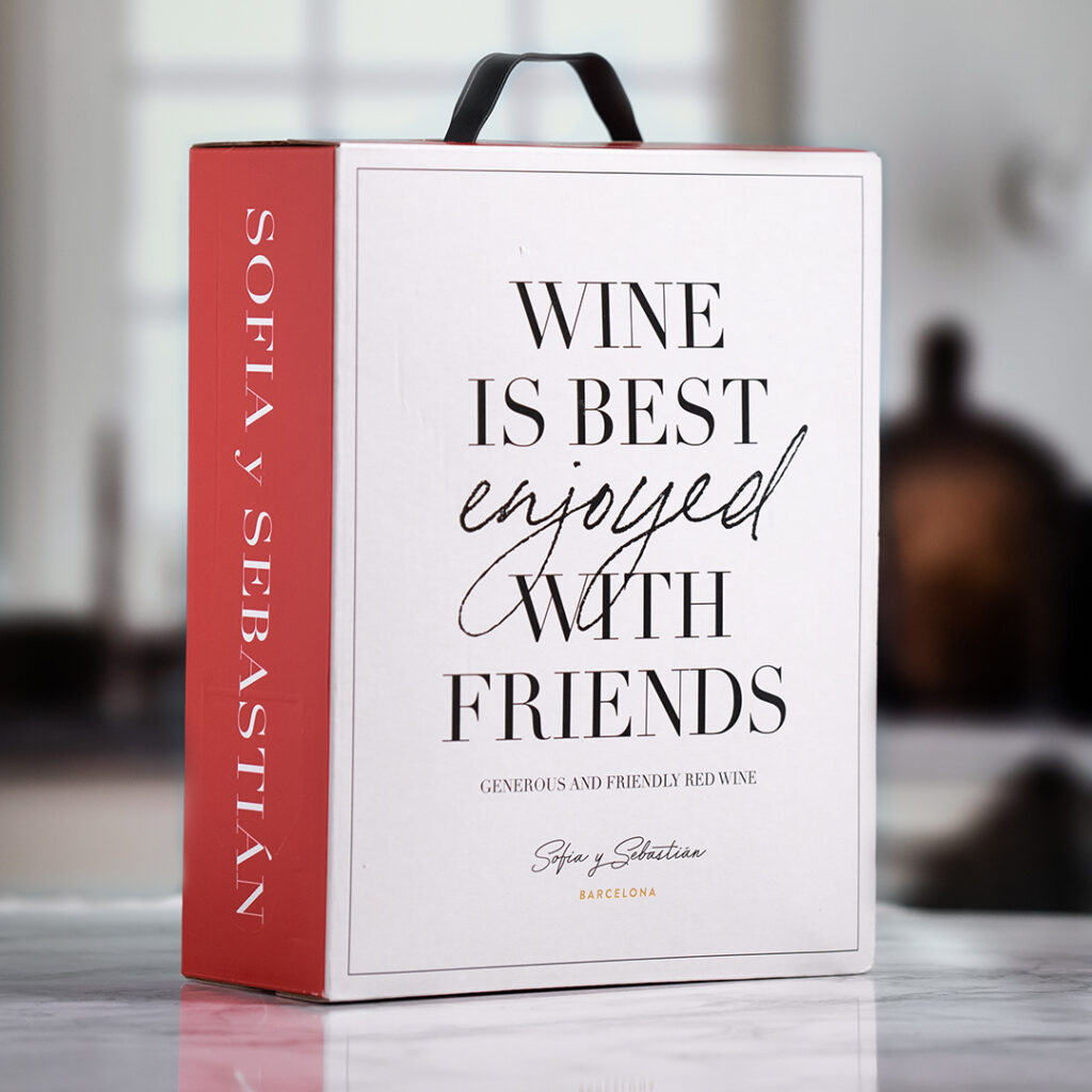 Sofia y Sebastian Wine is Best Enjoyed with Friends