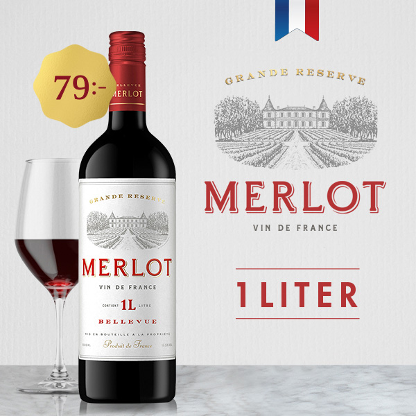 Merlot Grande Reserve Bellevue – Allt om Vin
