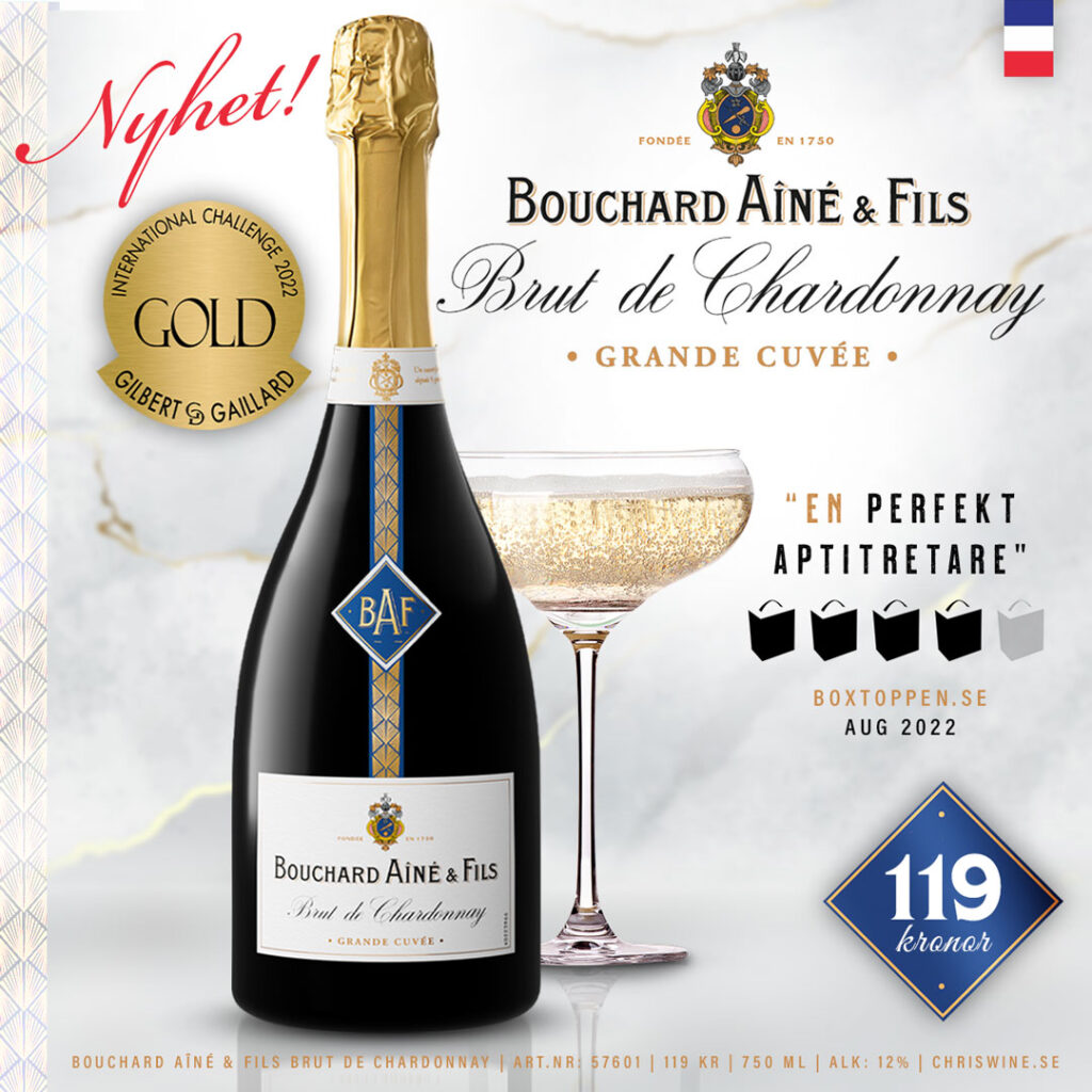 Bouchard Aîné & Fils Brut de Chardonnay – Allt om Vin