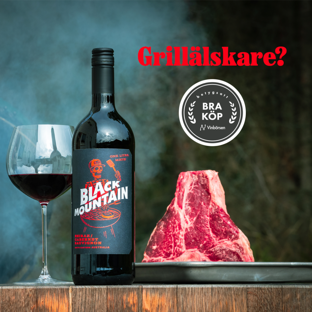 Black Mountain Shiraz Cabernet flaska