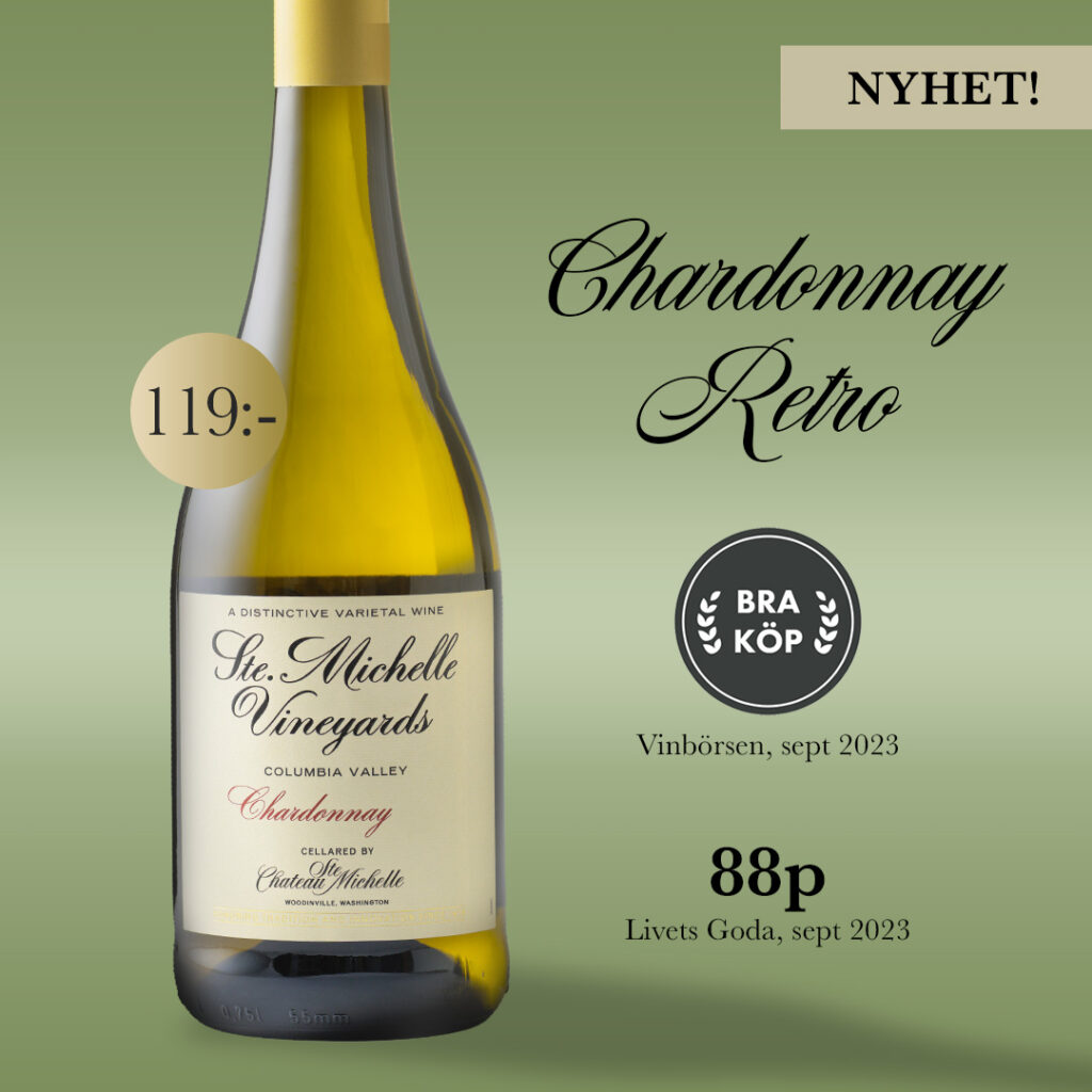 Chateau Ste Michelle Chardonnay Retro – Allt om Vin