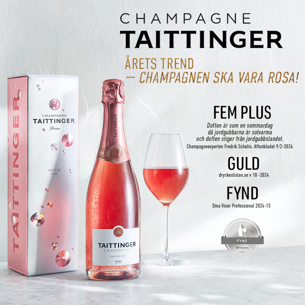 Taittinger Prestige Rose Brut – Allt om Vin