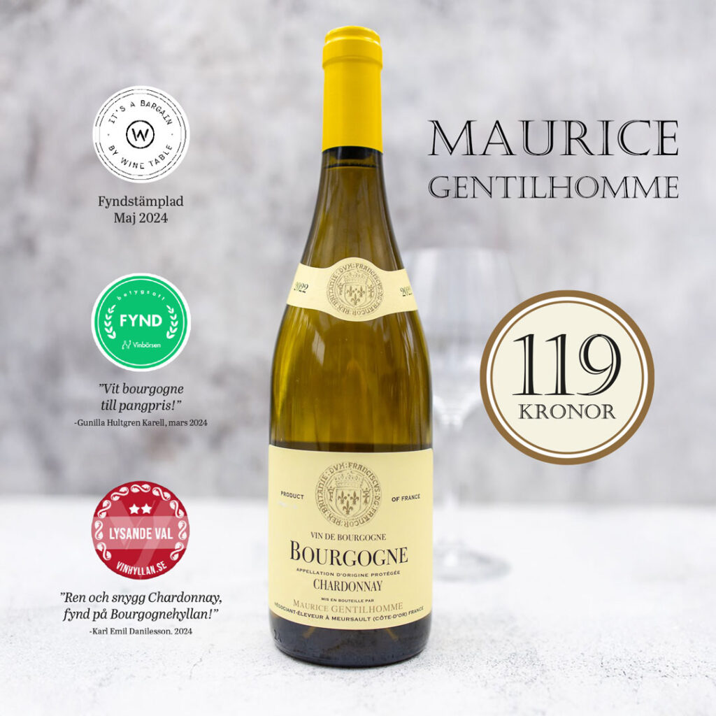 Bourgogne Chardonnay M Gentilhomme