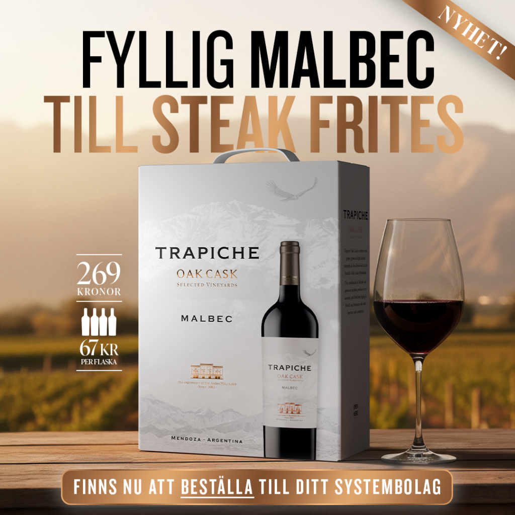 Trapiche Malbec Oak Cask – Allt om Vin