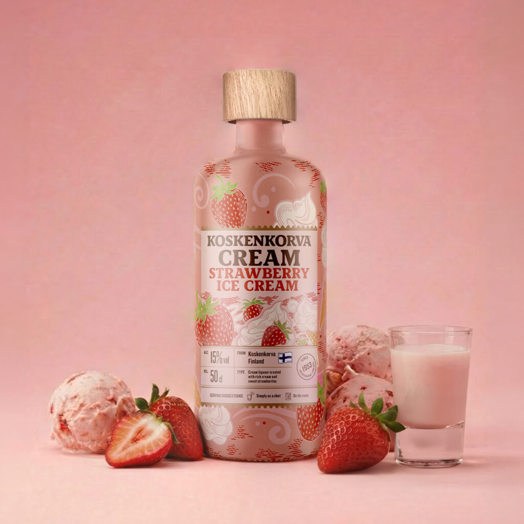 Koskenkorva Strawberry Ice Cream